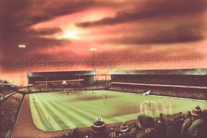 Sunderland - Best of Times, Roker Park - box canvas print