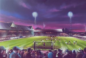 Bradford Park Avenue - v Czechoslovakia 1961 - box canvas print