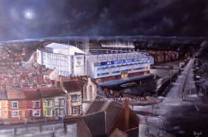 Everton - Goodison Park Stadium - box canvas print