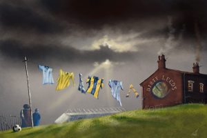 Leeds United - Field of Dreams, Elland Road - box canvas print