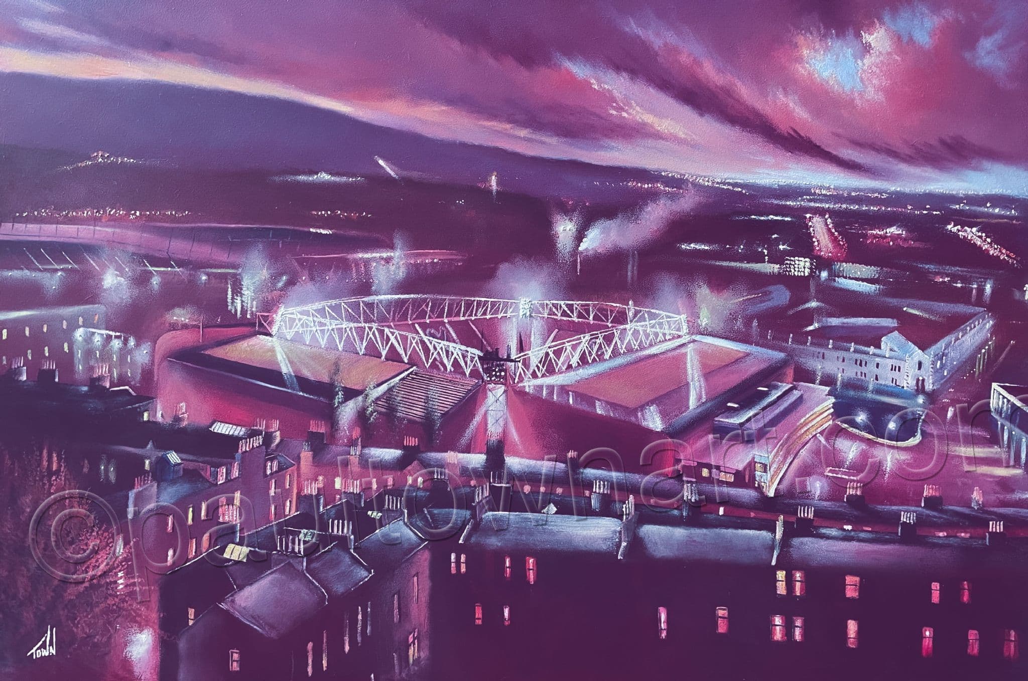 Heart of Midlothian - Glorious Tynecastle - poster print