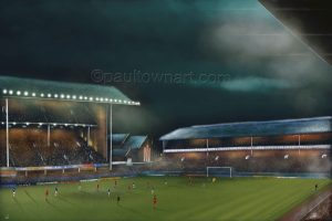 Everton - Goodison Park Everton v Bayern Munich 1985 - box canvas print