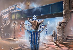 Huddersfield Town - Memories - box canvas print