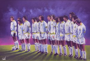 Leeds United - Champions of Europe, Paris 1975 - box canvas print