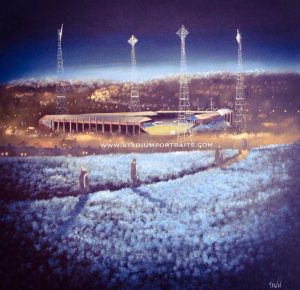Leeds United - Those Diamond Lights - box canvas print