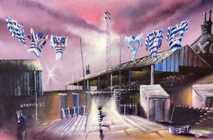 Halifax RLFC - My Back Yard, Thrum Hall - box canvas print