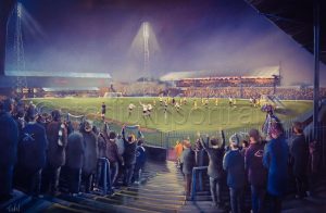 Bolton Wanderers - Burnden Park, John McGinlay Goal celebration v Spurs 1996 - poster print