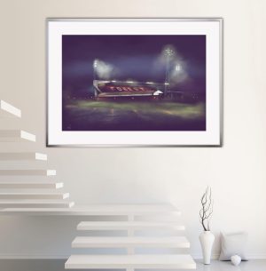 Nottingham Forest - City Ground - Original artwork on board