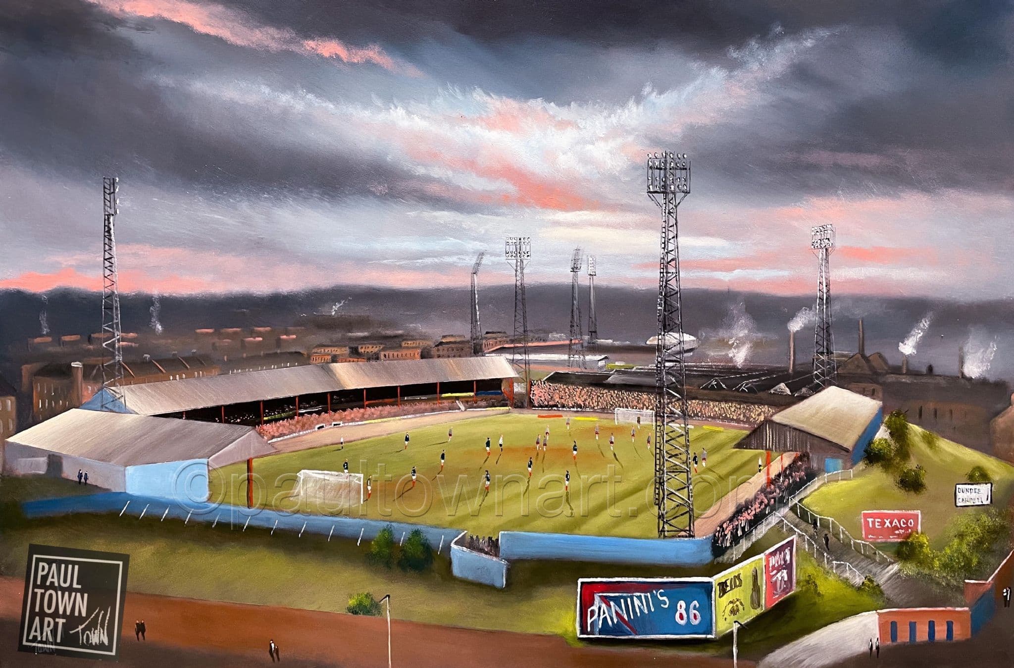 Dundee - Dens Park 1980s - poster print - Image 2