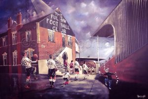 Fulham -Rolling Back The Years, Craven Cottage - poster print
