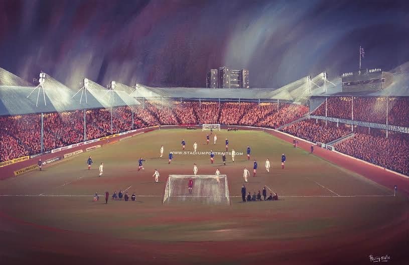 Rangers - v Bayern Munich, Ibrox, Cup Winners Cup 1972 - poster print