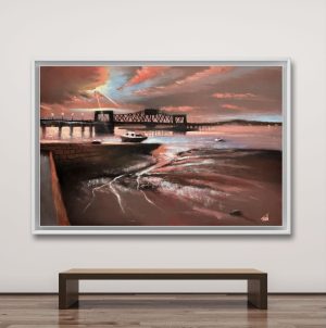 Kincardine Bridge - Original artwork on board