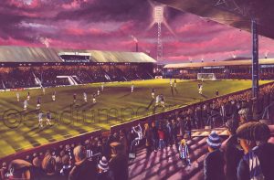 Huddersfield Town - Leeds Road Memories - poster print