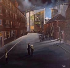 Hibernian - Persevered, Easter Road - poster print