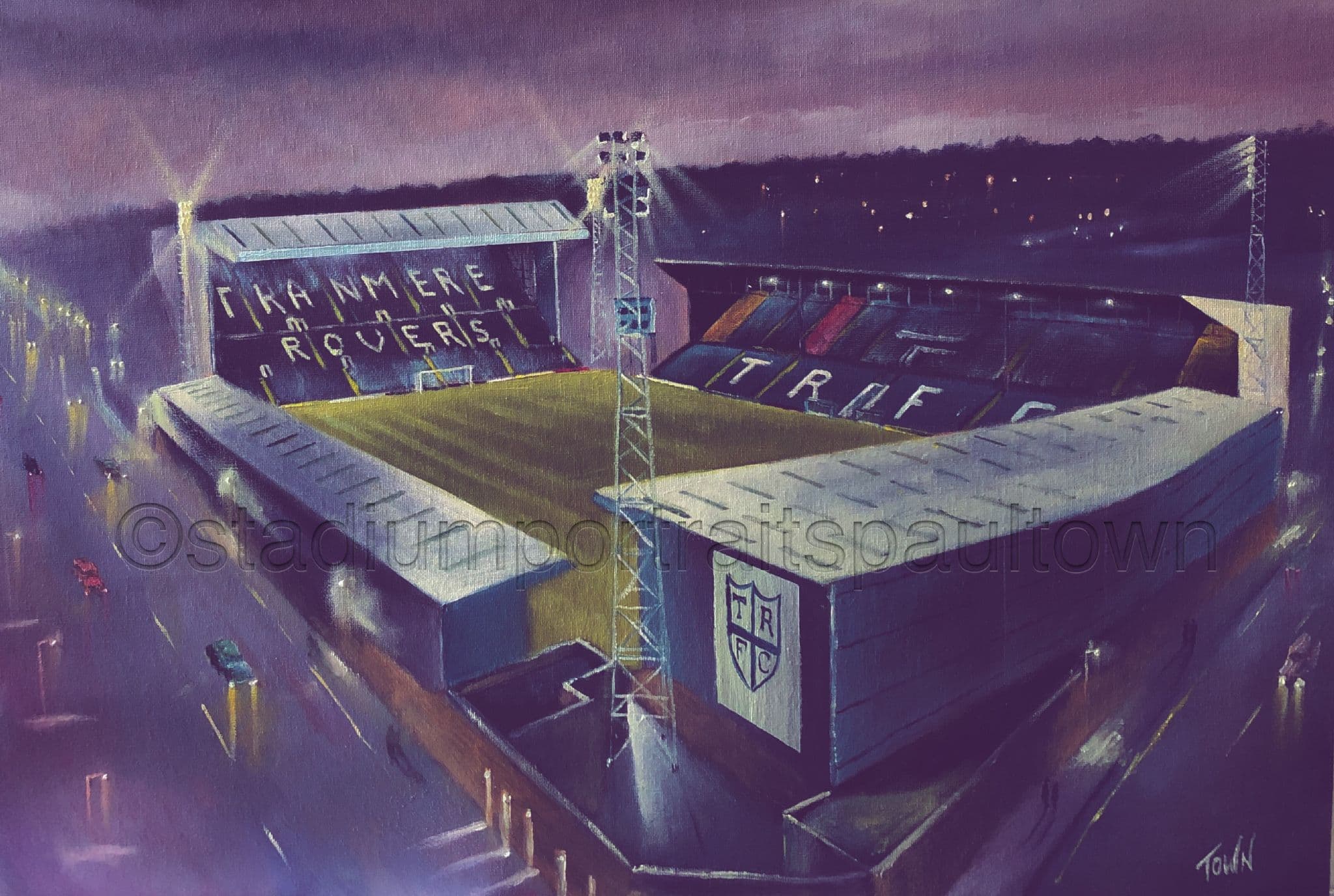 Tranmere Rovers - Prenton Park - poster print