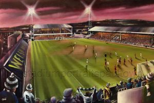 Vetch Field Memories Swansea City poster print