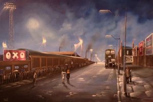 Leeds Utd - 1960s Elland Road' poster print