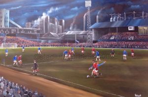 Bristol Rovers v Manchester United poster print