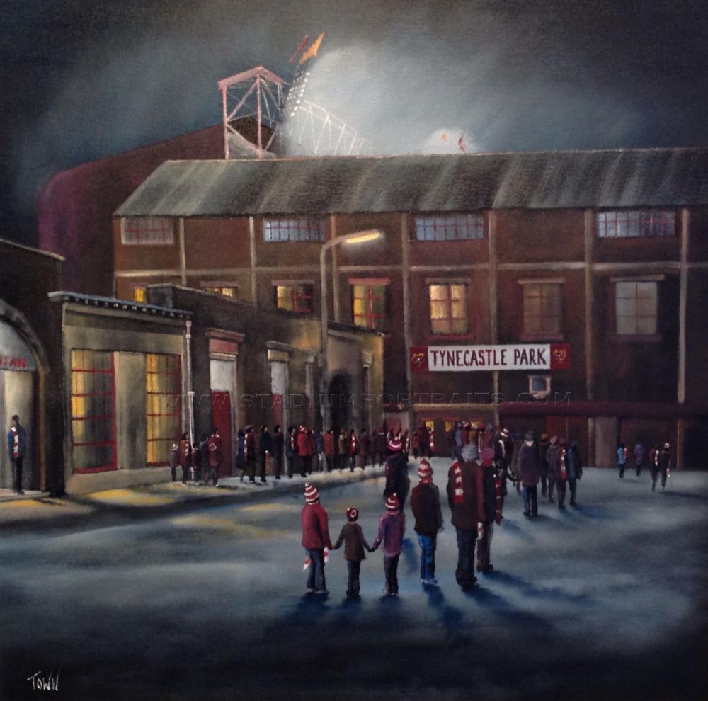 The Final Queue -Hearts - Tynecastle poster print