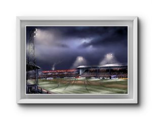 Kilmarnock - Rugby Park - Original artwork on board