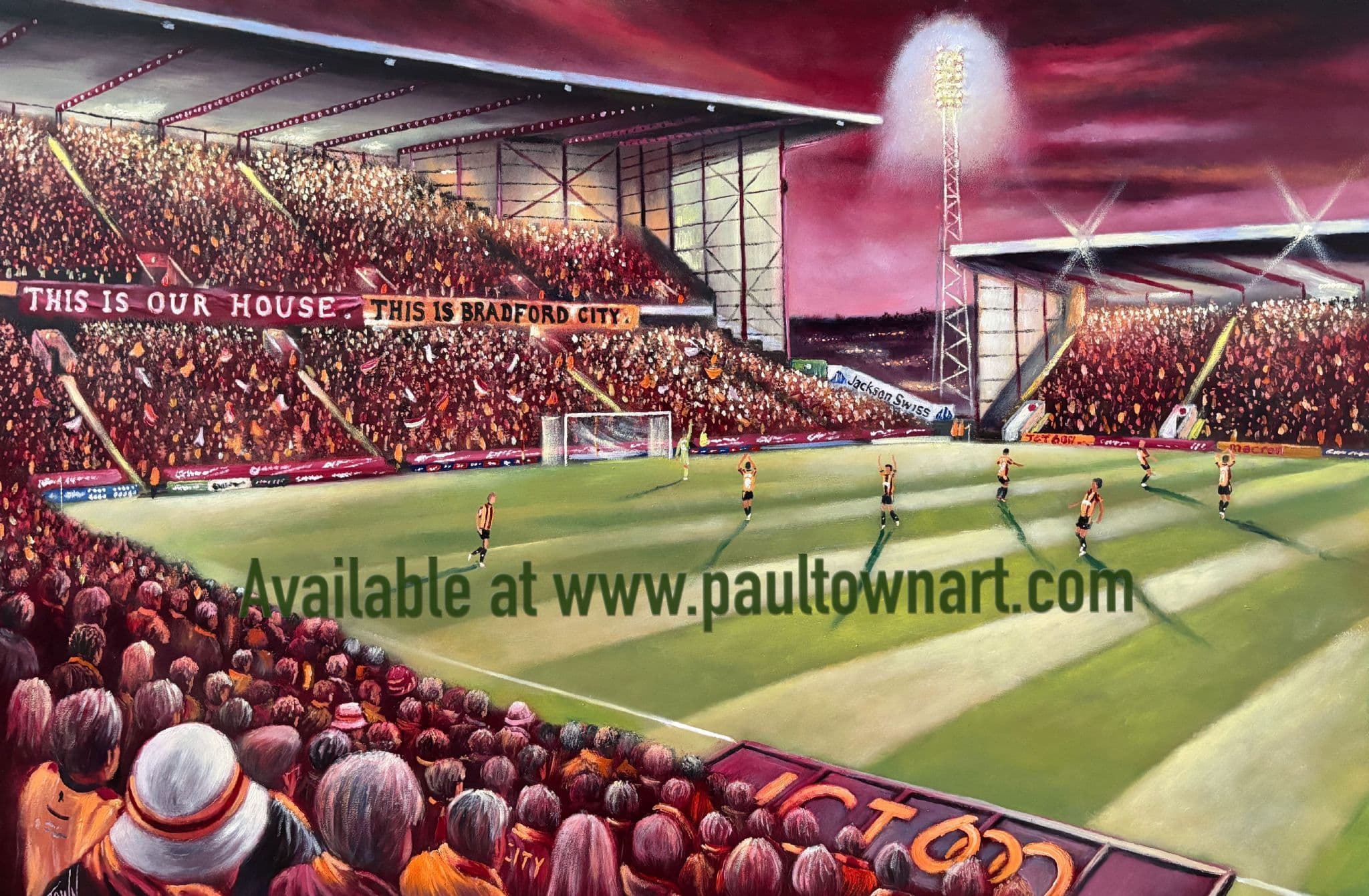 Bradford City This Is Our House Valley Parade Poster Print Paul Bradford City This Is Our House Valley Parade Poster Print Paul