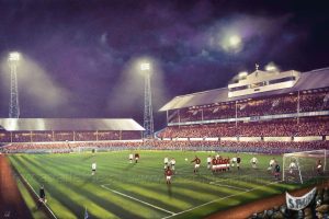 Tottenham Hotspur - The Old White Hart Lane 1970s - poster print