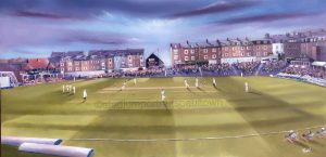 Yorkshire Cricket - Scarborough Cricket Ground - box canvas print