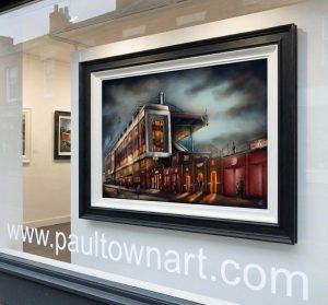 Arsenal - The East Stand, Highbury Stadium - Original artwork on board