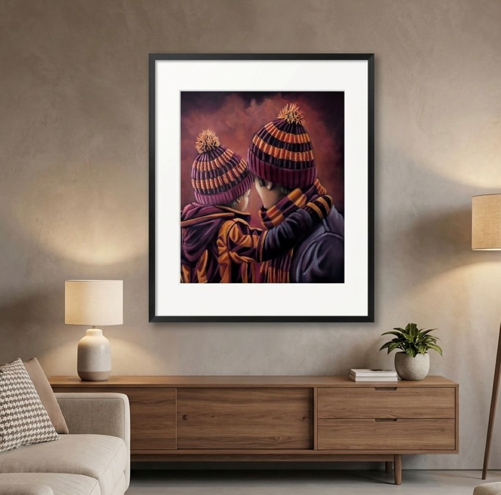 Bradford City - Father and Son - unframed poster print