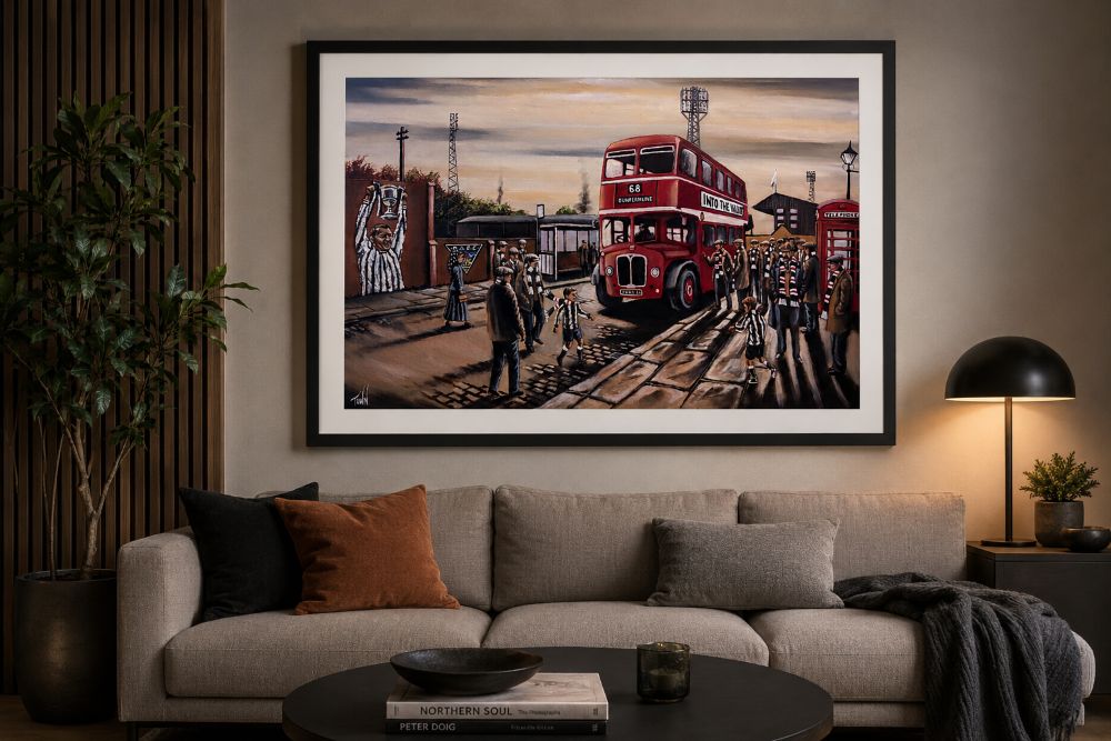 Dunfermline Athletic - Into the Valley - unframed poster print
