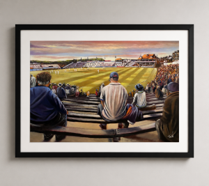 Scarborough Cricket Ground - Yorkshire Cricket - unframed poster print