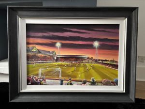 SOLD - Bradford (Park Avenue) - The Wool City Derby - Original artwork on board