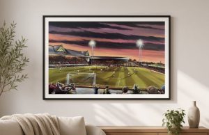 Bradford Park Avenue - The Final Wool City Derby 1969 - UNFRAMED - poster print