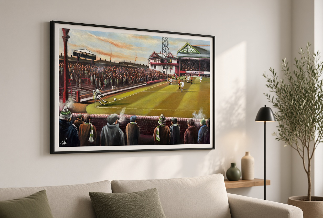 Bradford (Park Avenue) - UNFRAMED - The Canterbury End - poster print
