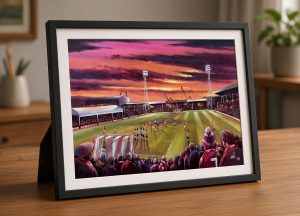 Rotherham United - From The Tivoli End - Millmoor - UNFRAMED poster print